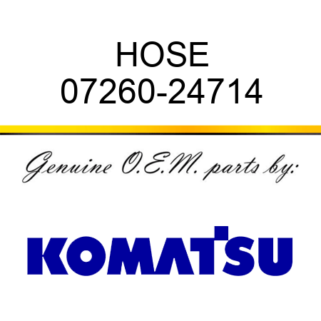 HOSE 07260-24714