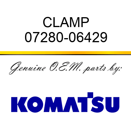 CLAMP 07280-06429