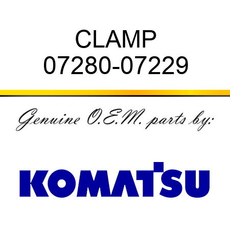 CLAMP 07280-07229