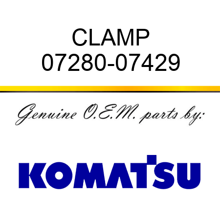 CLAMP 07280-07429