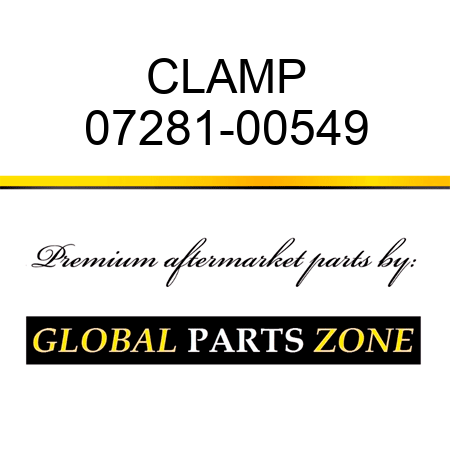 CLAMP 07281-00549