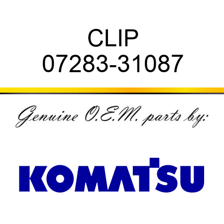CLIP 07283-31087