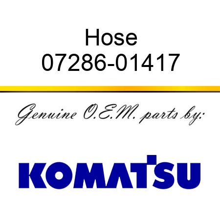 Hose 07286-01417