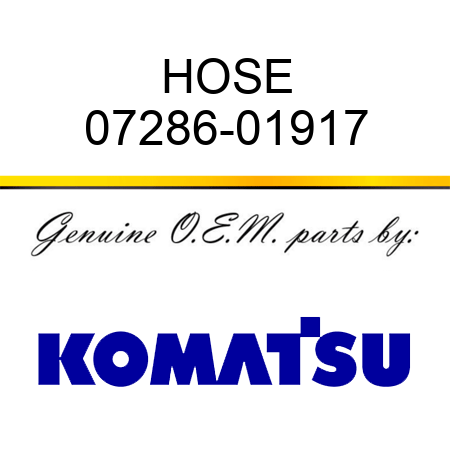 HOSE 07286-01917