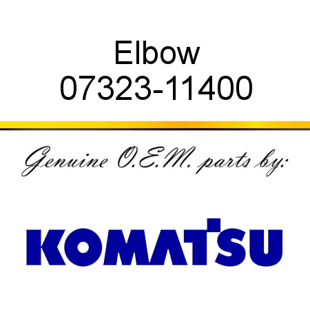 Elbow 07323-11400