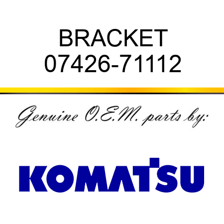 BRACKET 07426-71112
