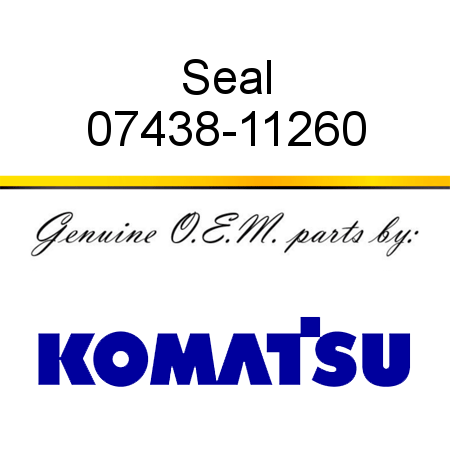 Seal 07438-11260