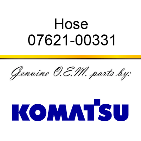 Hose 07621-00331