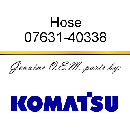 Hose 07631-40338