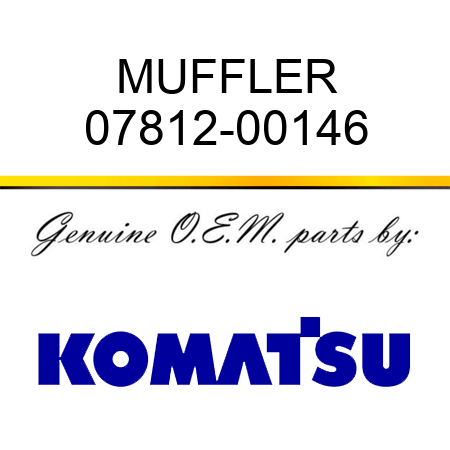 MUFFLER 07812-00146