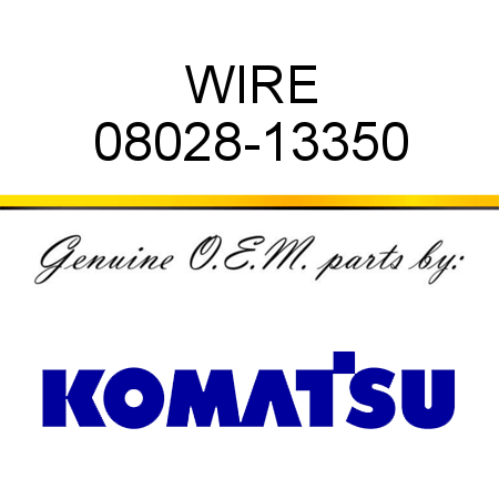 WIRE 08028-13350