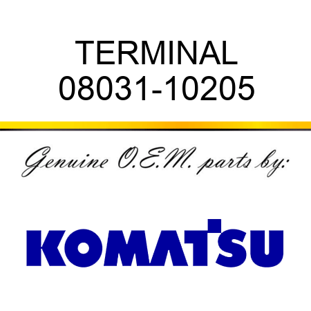 TERMINAL 08031-10205