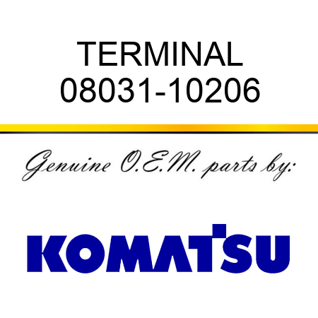 TERMINAL 08031-10206