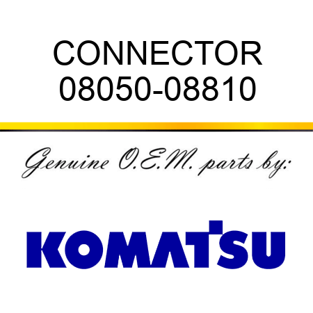 CONNECTOR 08050-08810