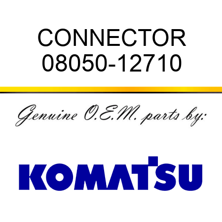 CONNECTOR 08050-12710