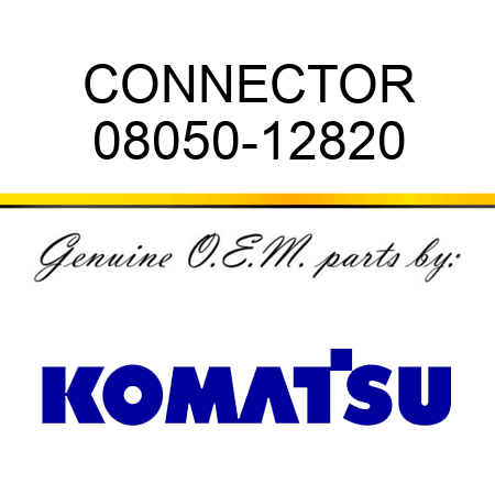 CONNECTOR 08050-12820