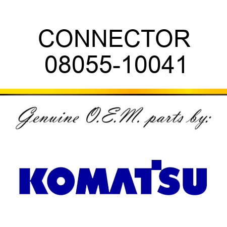 CONNECTOR 08055-10041