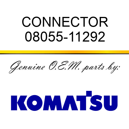 CONNECTOR 08055-11292