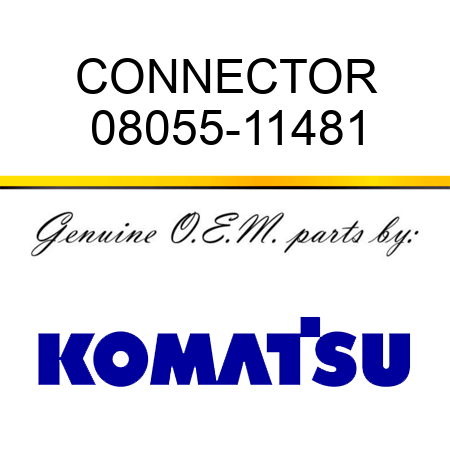 CONNECTOR 08055-11481