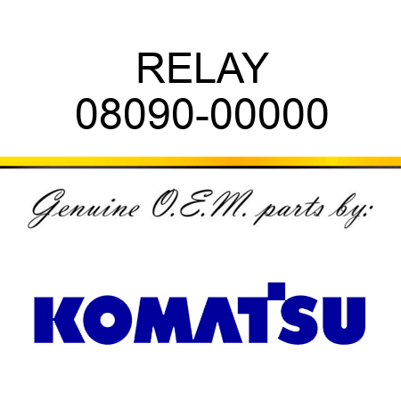 RELAY 08090-00000