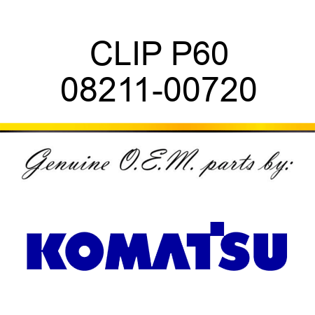 CLIP P60 08211-00720