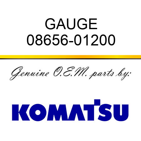 GAUGE 08656-01200