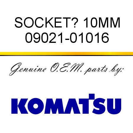 SOCKET? 10MM 09021-01016