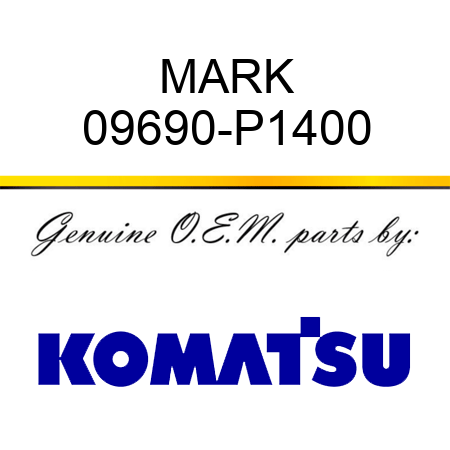 MARK 09690-P1400