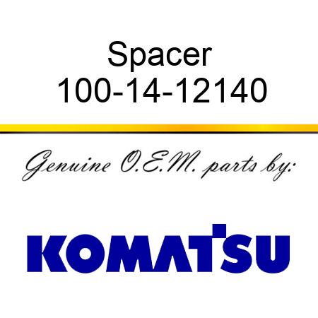 Spacer 100-14-12140