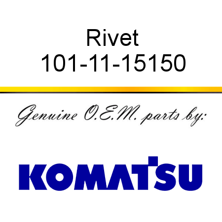 Rivet 101-11-15150