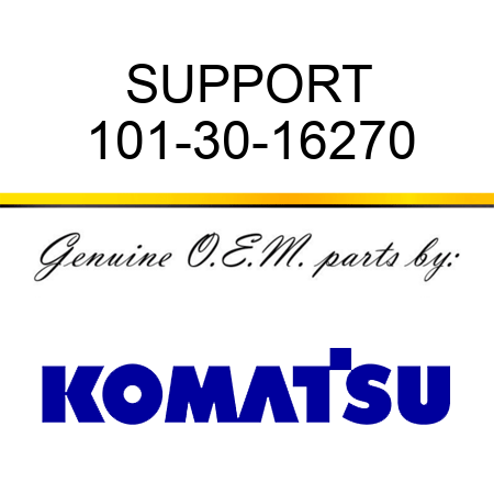 SUPPORT 101-30-16270