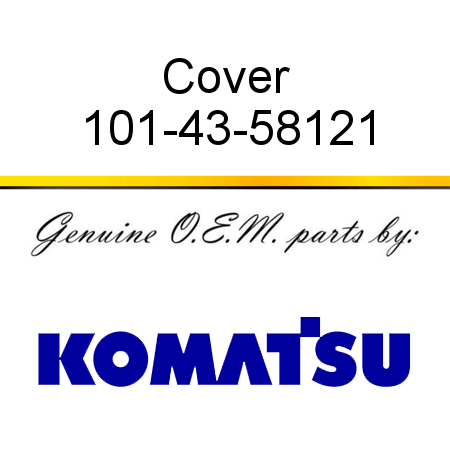 Cover 101-43-58121
