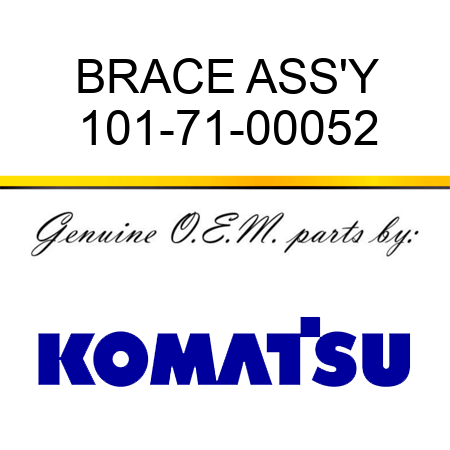 BRACE ASS'Y 101-71-00052