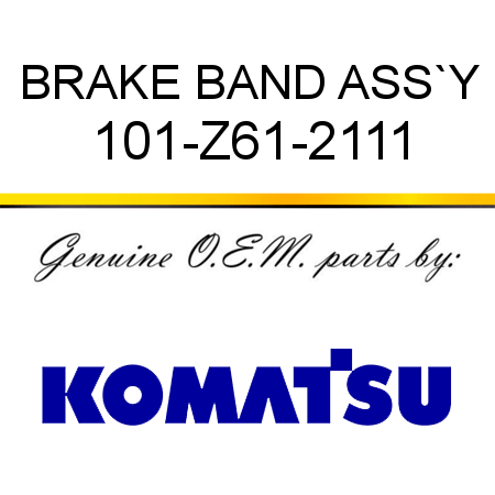 BRAKE BAND ASS`Y 101-Z61-2111
