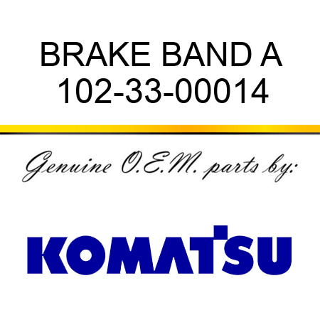 BRAKE BAND A 102-33-00014