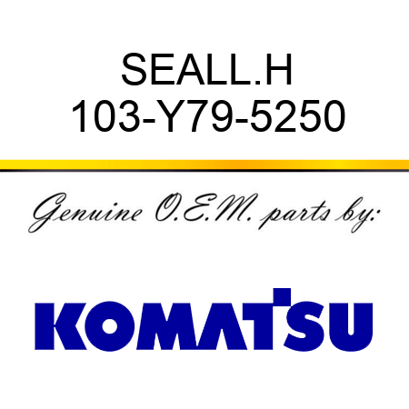 SEAL,L.H 103-Y79-5250