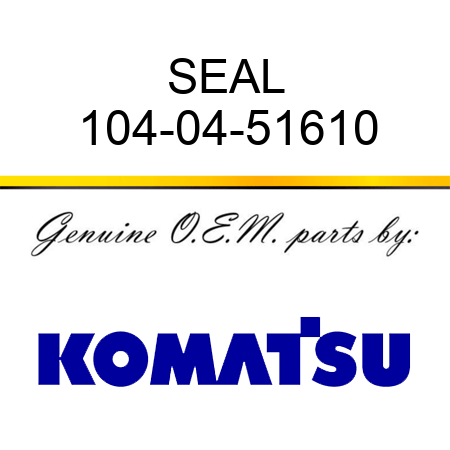 SEAL 104-04-51610