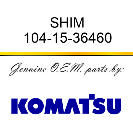 SHIM 104-15-36460