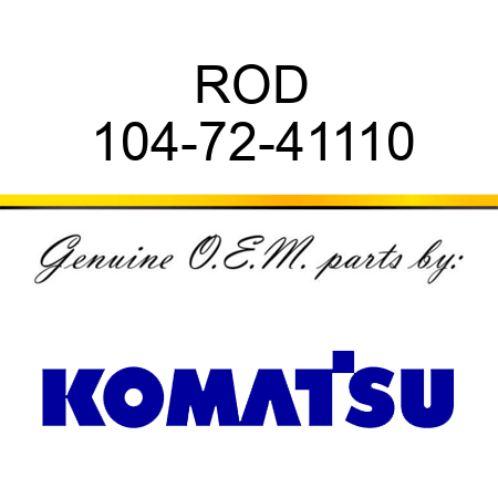 ROD 104-72-41110