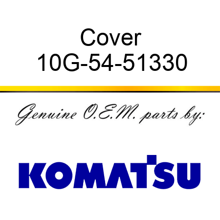 Cover 10G-54-51330