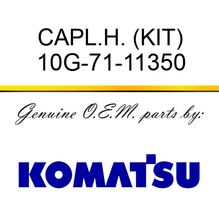 CAP,L.H. (KIT) 10G-71-11350