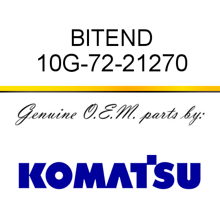 BIT,END 10G-72-21270