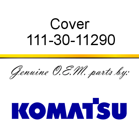 Cover 111-30-11290