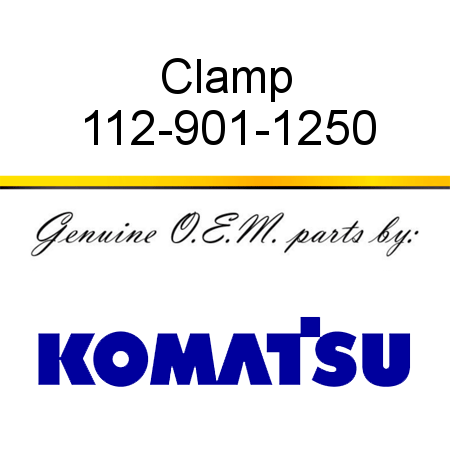 Clamp 112-901-1250