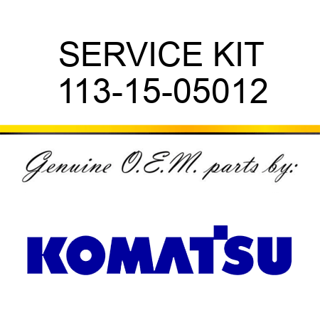 SERVICE KIT 113-15-05012