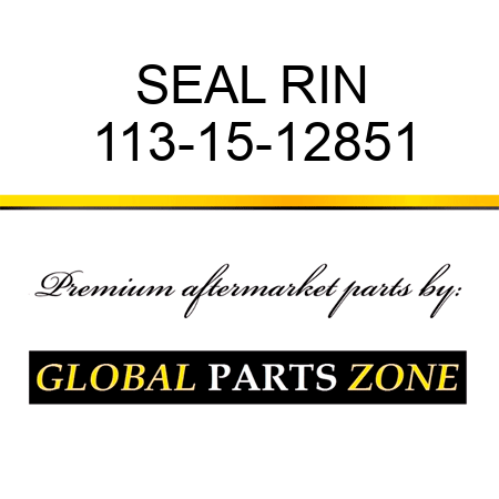 SEAL RIN 113-15-12851