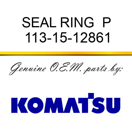 SEAL RING  P 113-15-12861