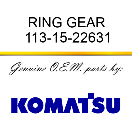 RING GEAR 113-15-22631