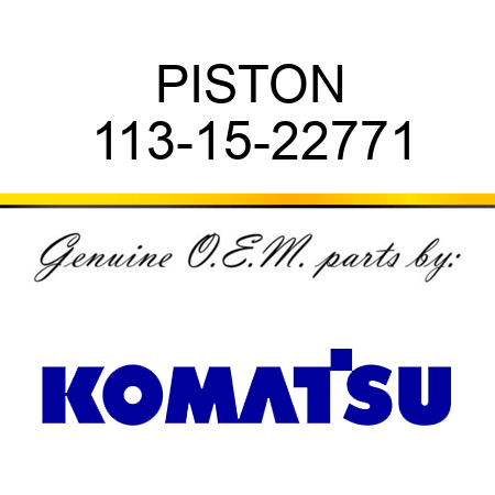 PISTON 113-15-22771