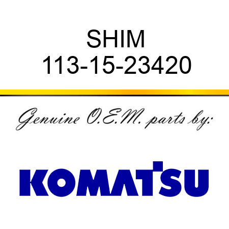 SHIM 113-15-23420